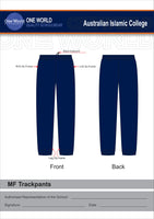 Navy Microfibre Trackpant - Adult