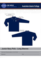 Kindy - Pre-Primary Navy Long Sleeve Unisex Polo